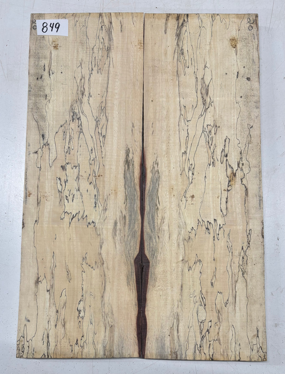 Royal Red Tamarind Guitar Carved Top - 22” x 7-1/2” x 7/8” #849 Exotic Wood Zone 