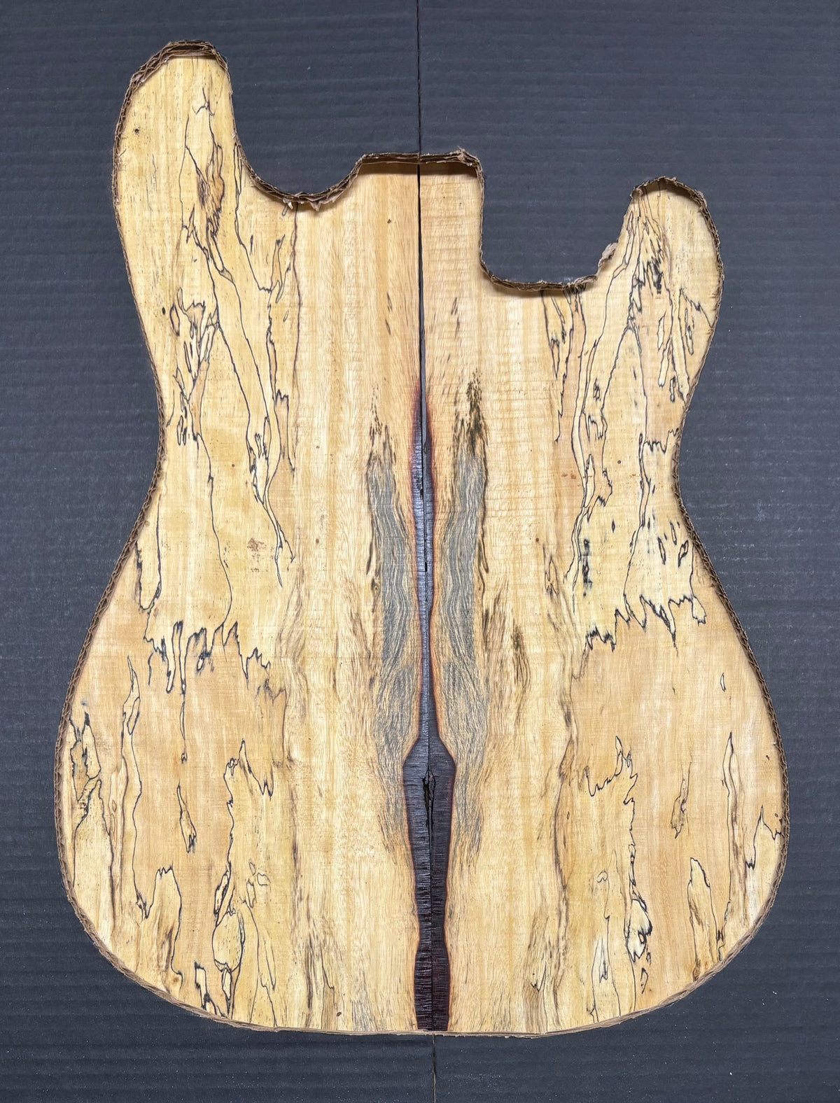 Royal Red Tamarind Guitar Carved Top - 22” x 7-1/2” x 7/8” #849 Exotic Wood Zone 