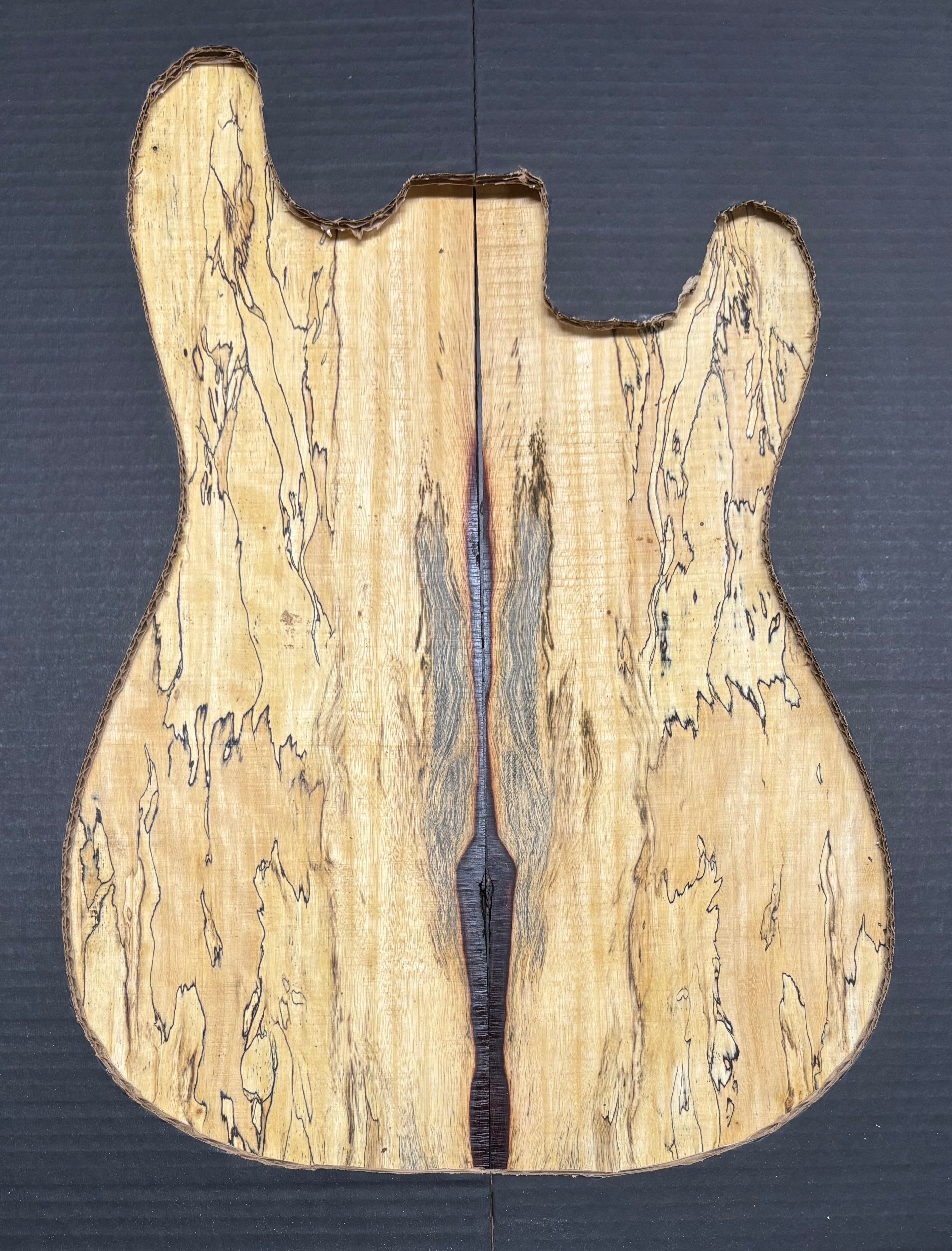 Royal Red Tamarind Guitar Carved Top - 22” x 7-1/2” x 7/8” #849 Exotic Wood Zone 