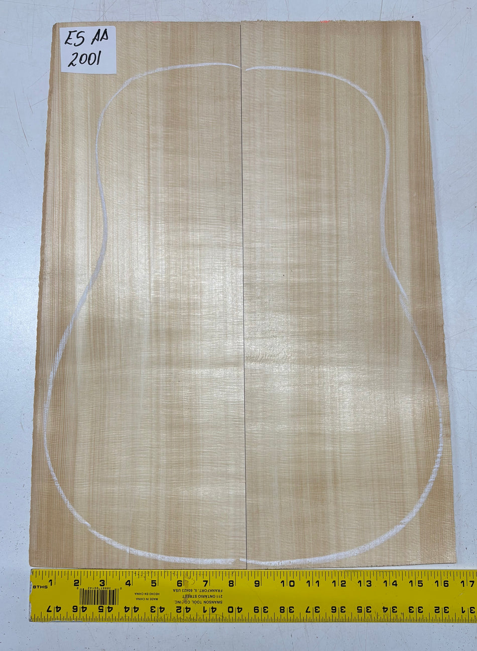 Engelmann Spruce Guitar Top For Dreadnought Guitars ES AA #2001