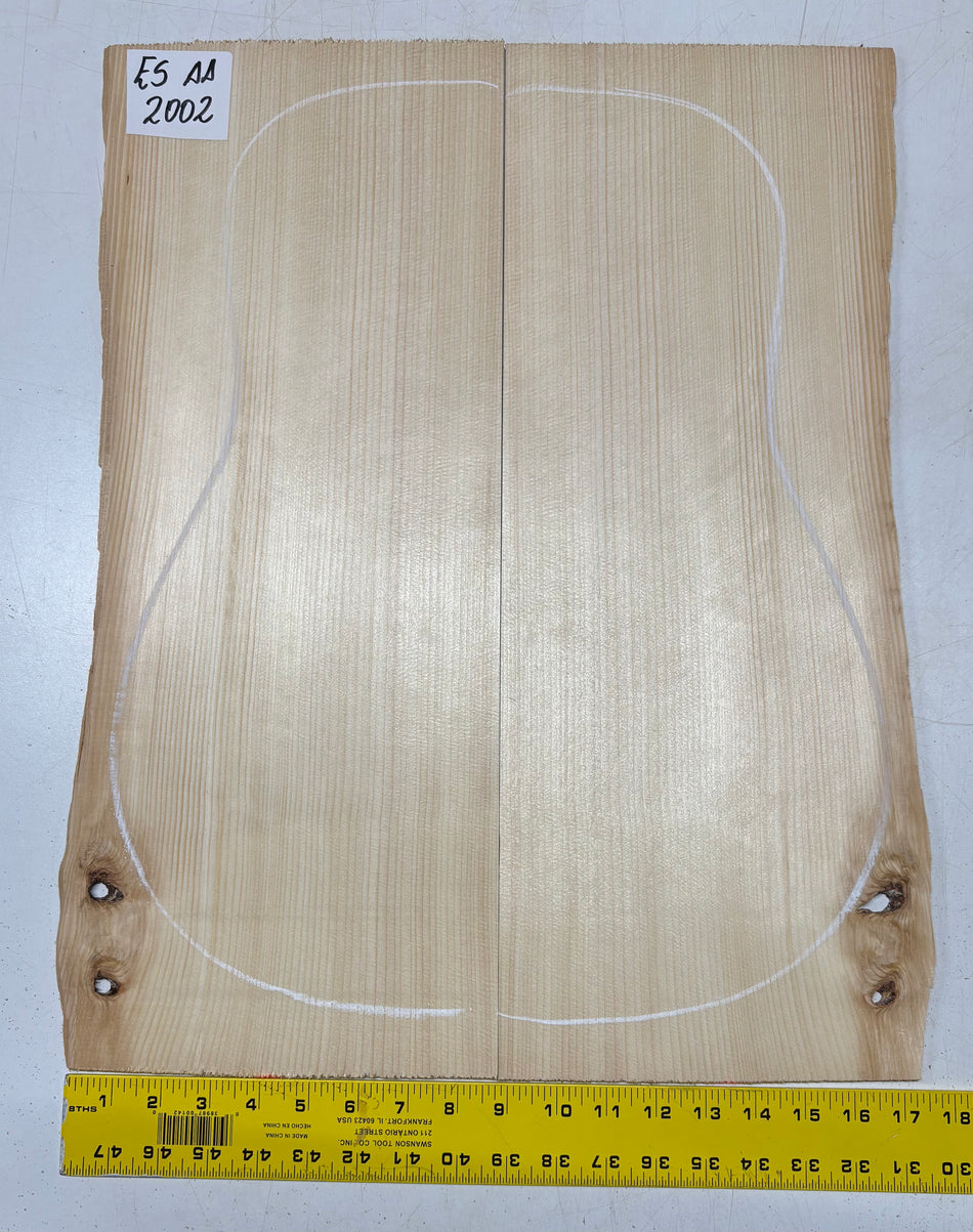 Engelmann Spruce Guitar Top For Dreadnought Guitars ES AA #2002