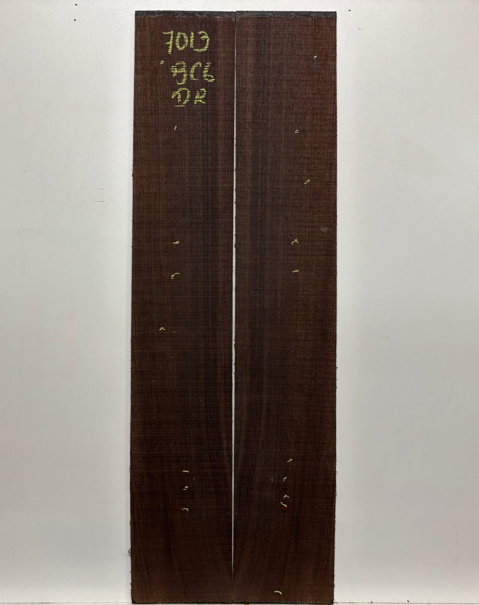 Segundos juegos de fondo y aros de caoba hondureña genuina