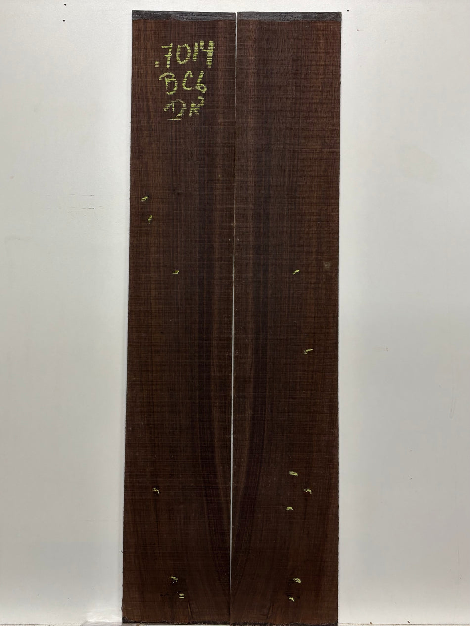 Segundos juegos de fondo y aros de caoba hondureña genuina