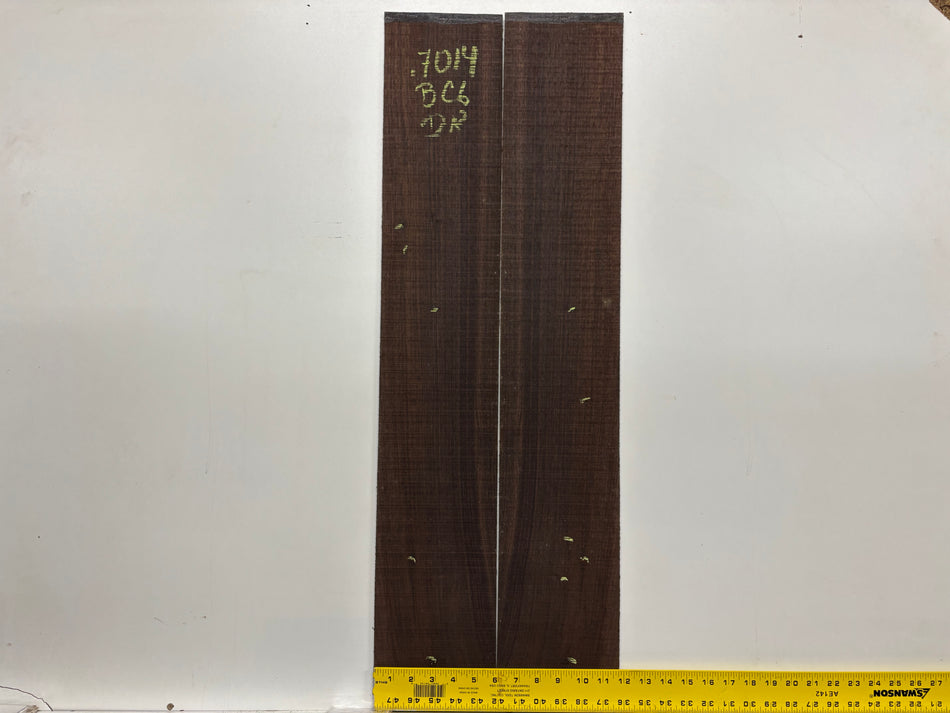 Segundos juegos de fondo y aros de caoba hondureña genuina