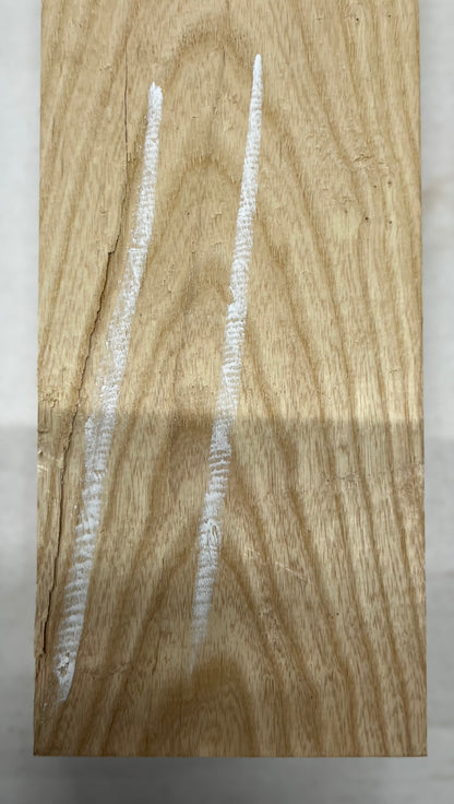 White Ash Lumber Board Square Wood Blank 21&quot;x4-3/4&quot;x1-3/4&quot; 