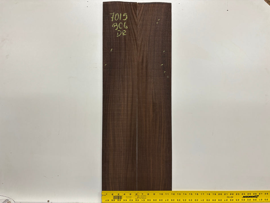 Segundos juegos de fondo y aros de caoba hondureña genuina