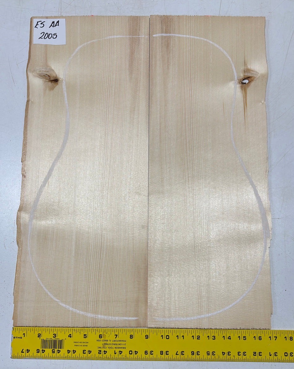 Engelmann Spruce Guitar Top For Dreadnought Guitars ES AA #2005