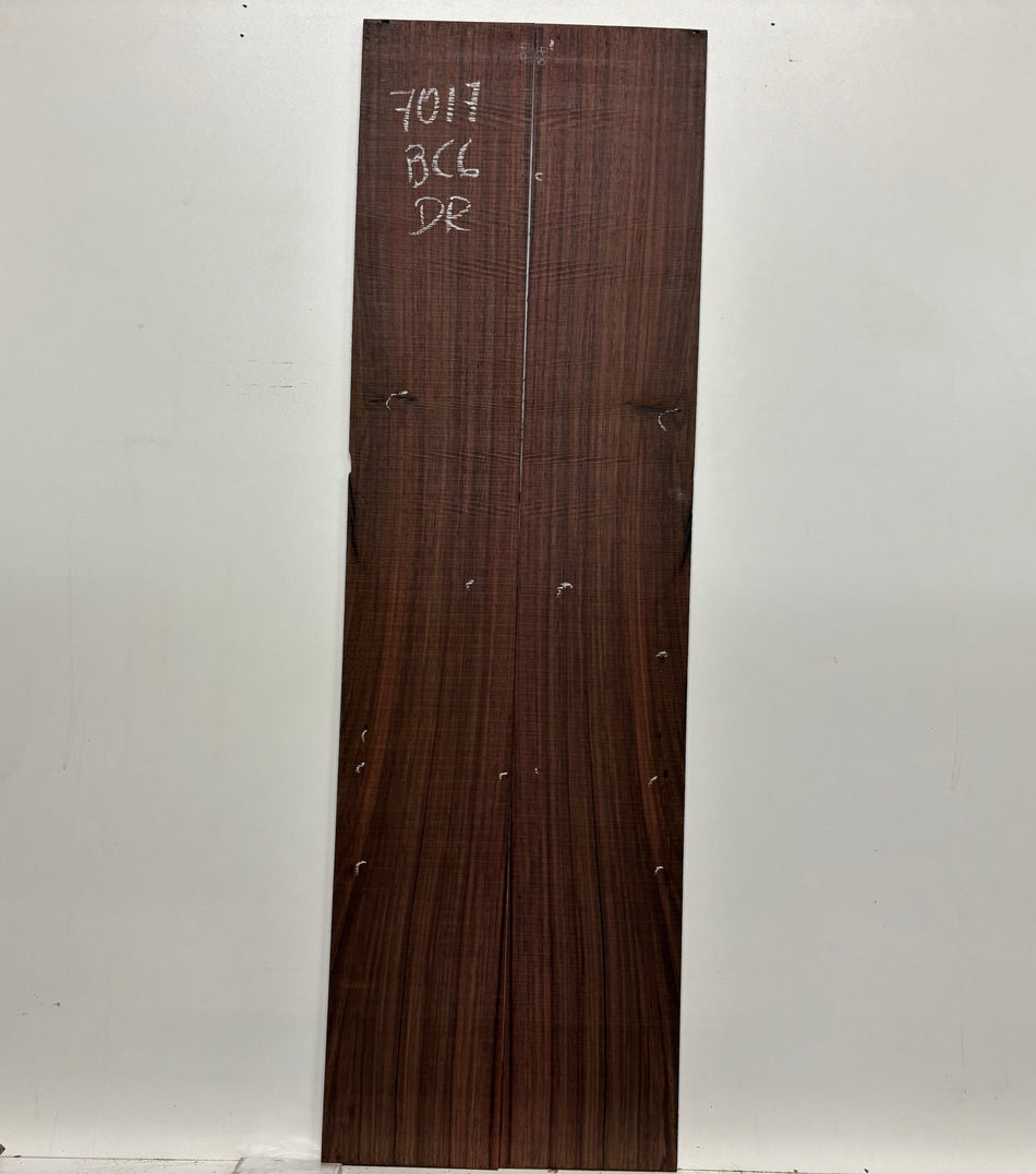 Segundos juegos de fondo y aros de caoba hondureña genuina