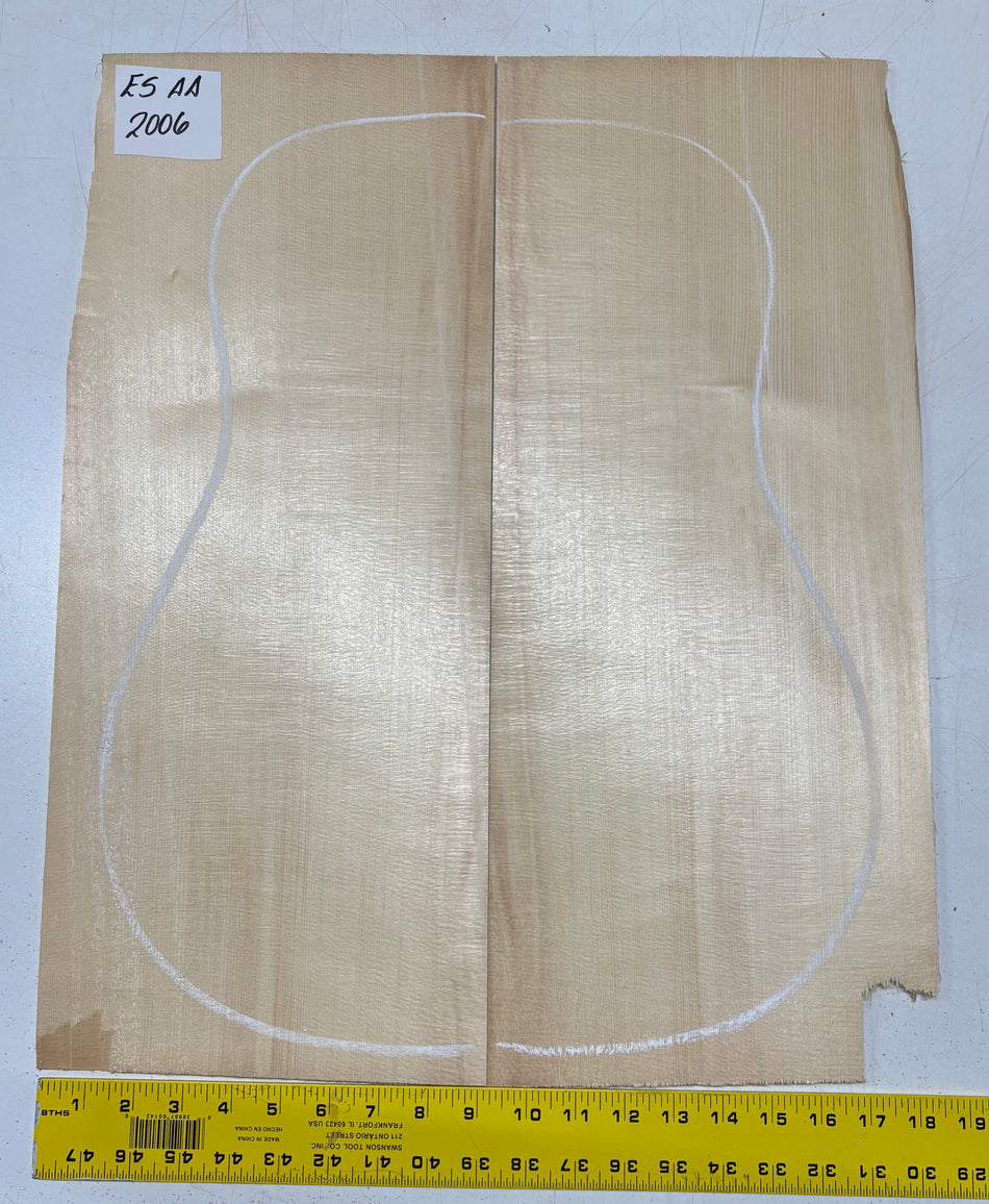 Engelmann Spruce Guitar Top For Dreadnought Guitars ES AA #2006