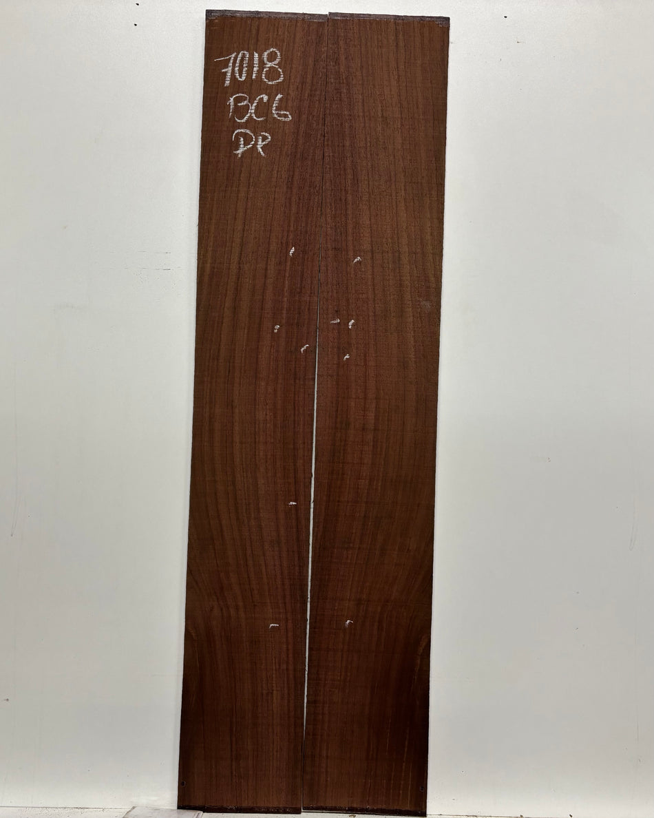 Segundos juegos de fondo y aros de caoba hondureña genuina