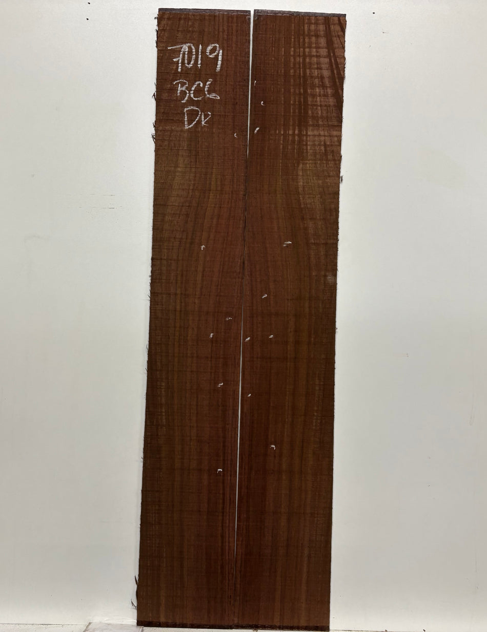 Segundos juegos de fondo y aros de caoba hondureña genuina