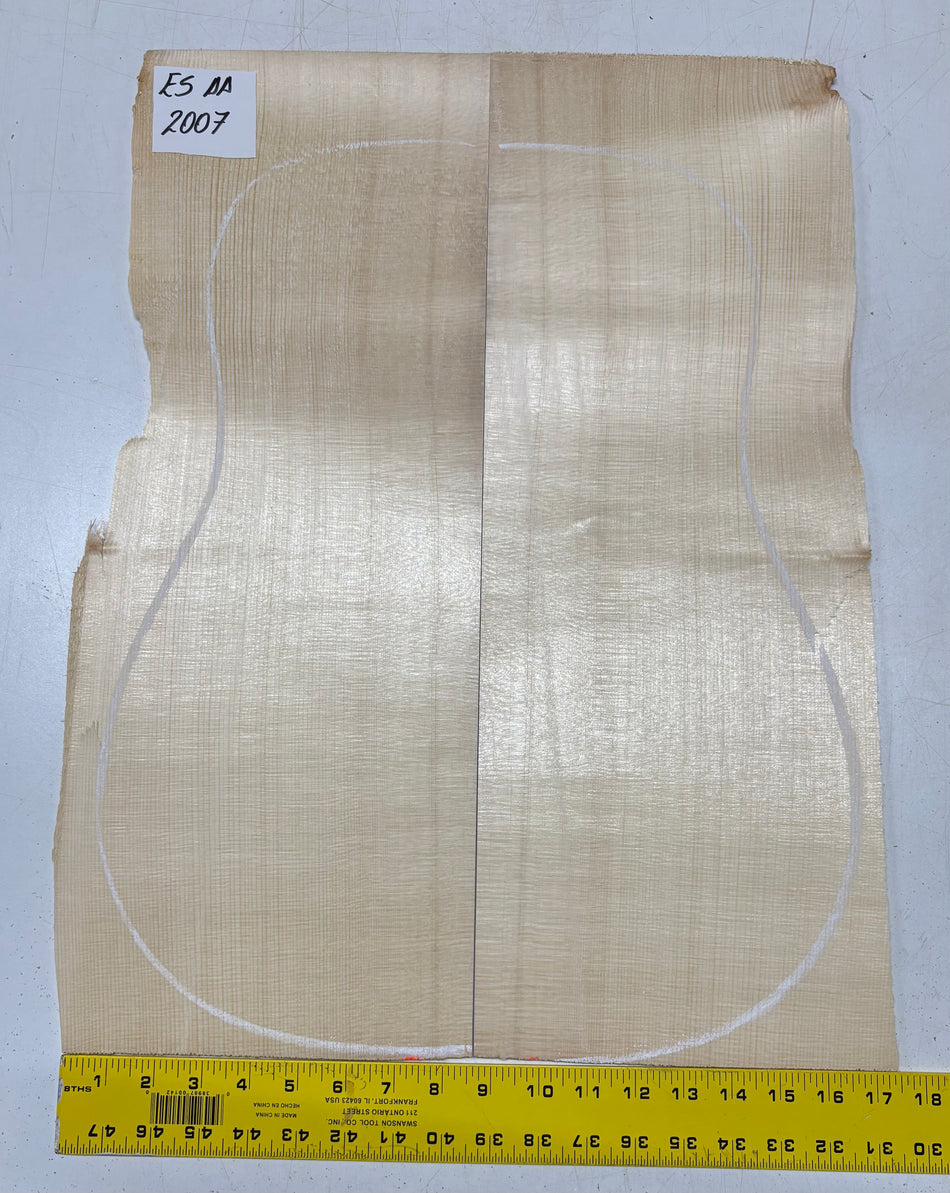 Engelmann Spruce Guitar Top For Dreadnought Guitars ES AA #2007