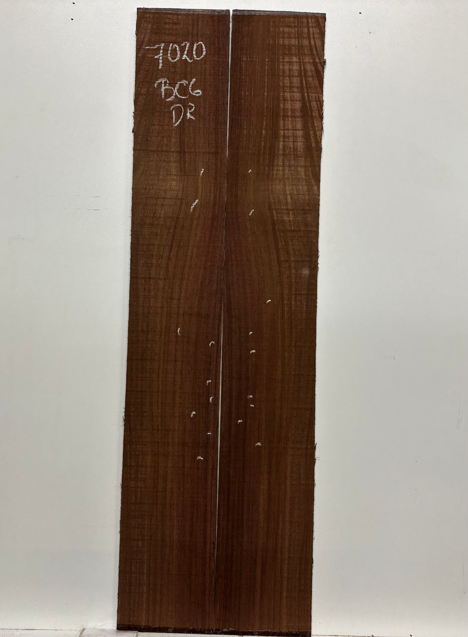 Segundos juegos de fondo y aros de caoba hondureña genuina