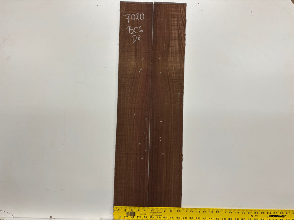 Segundos juegos de fondo y aros de caoba hondureña genuina