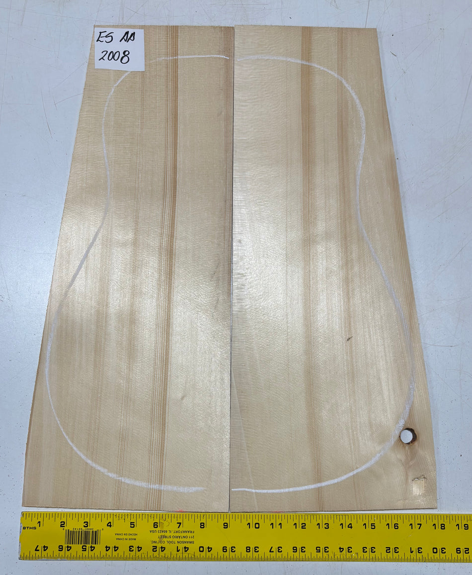 Engelmann Spruce Guitar Top For Dreadnought Guitars ES AA #2008