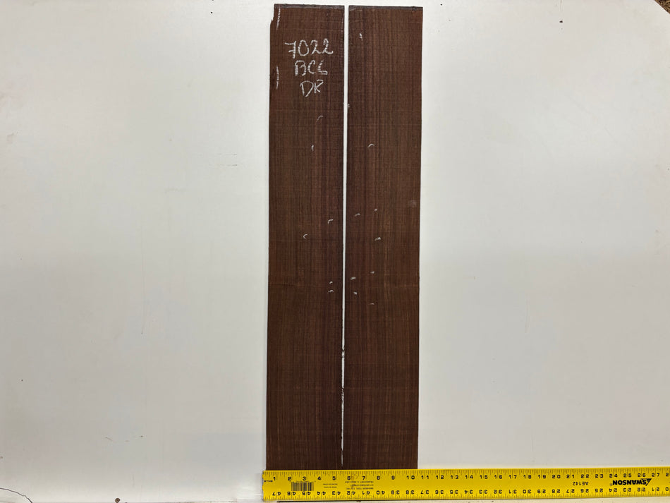 Segundos juegos de fondo y aros de caoba hondureña genuina