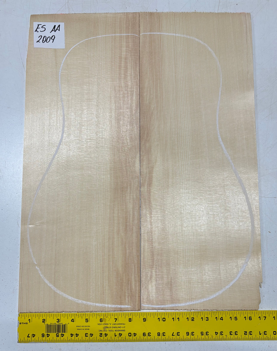 Engelmann Spruce Guitar Top For Dreadnought Guitars ES AA #2009