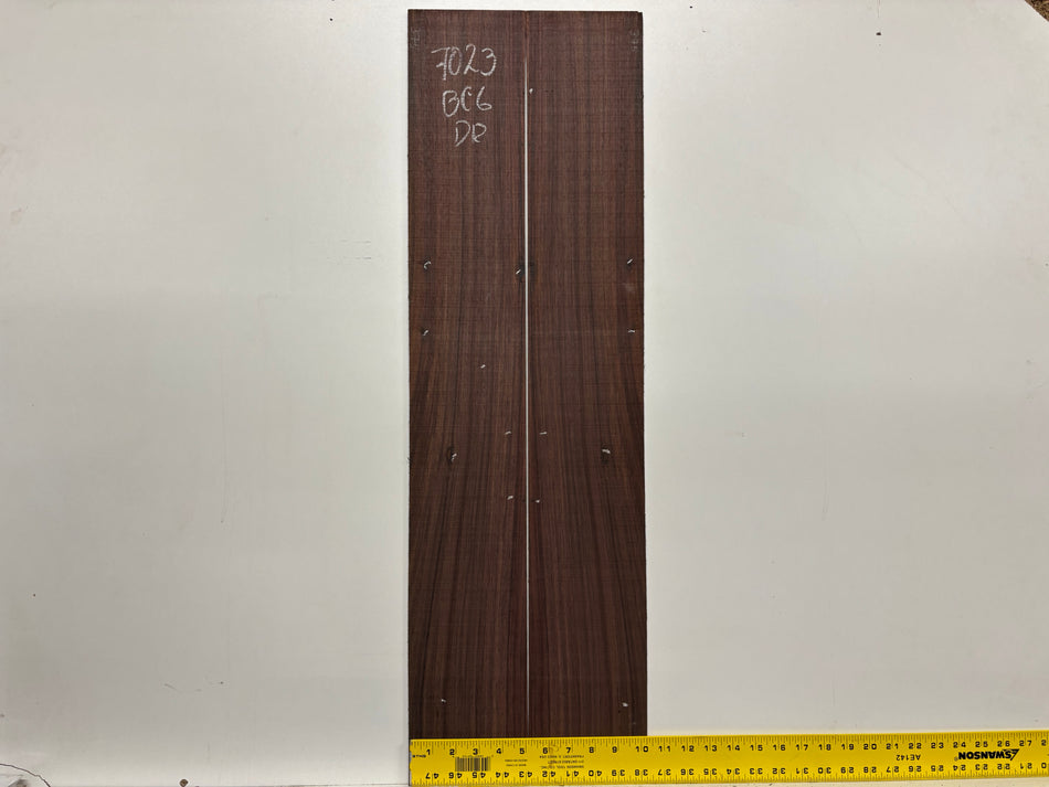 Segundos juegos de fondo y aros de caoba hondureña genuina