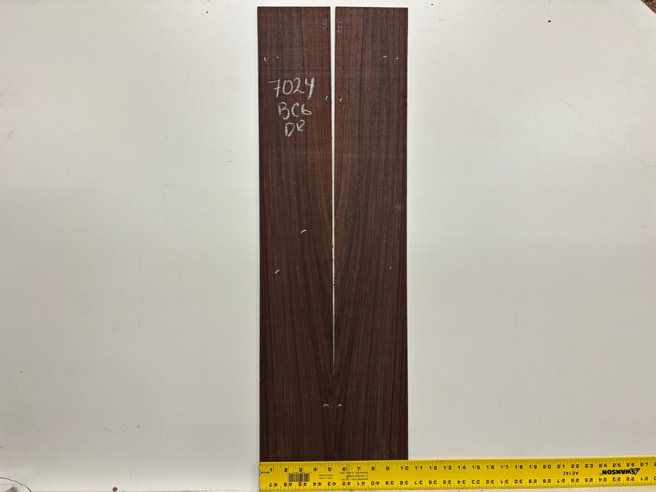 Segundos juegos de fondo y aros de caoba hondureña genuina