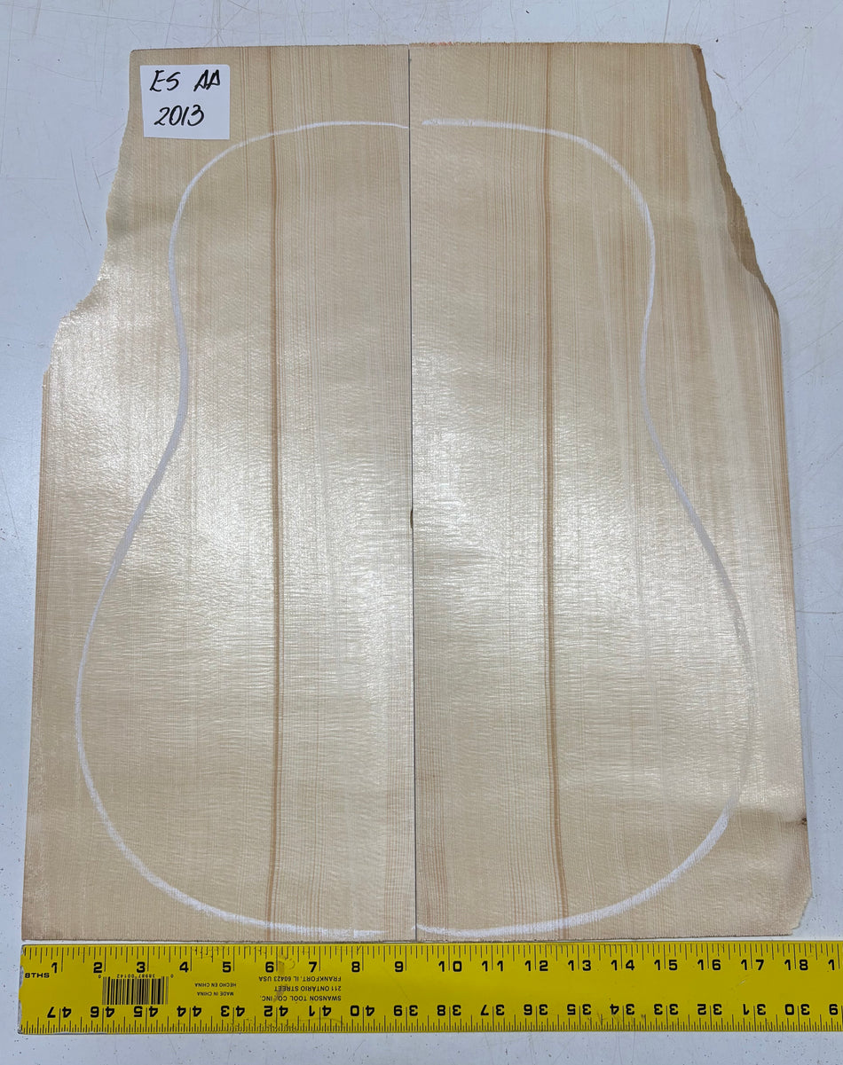 Engelmann Spruce Guitar Top For Dreadnought Guitars ES AA #2013