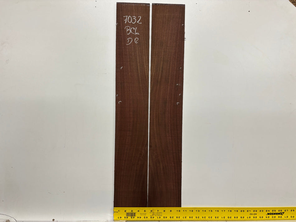 Segundos juegos de fondo y aros de caoba hondureña genuina