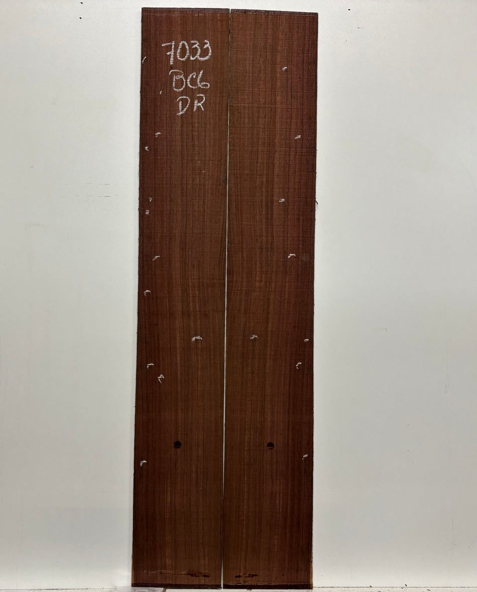 Segundos juegos de fondo y aros de caoba hondureña genuina