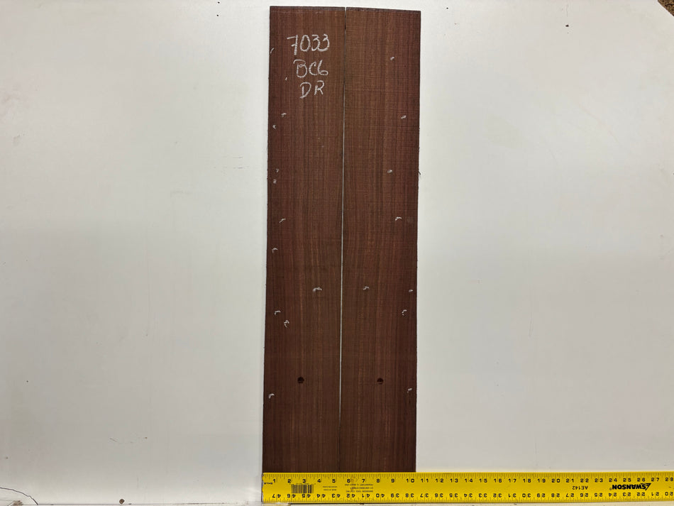 Segundos juegos de fondo y aros de caoba hondureña genuina