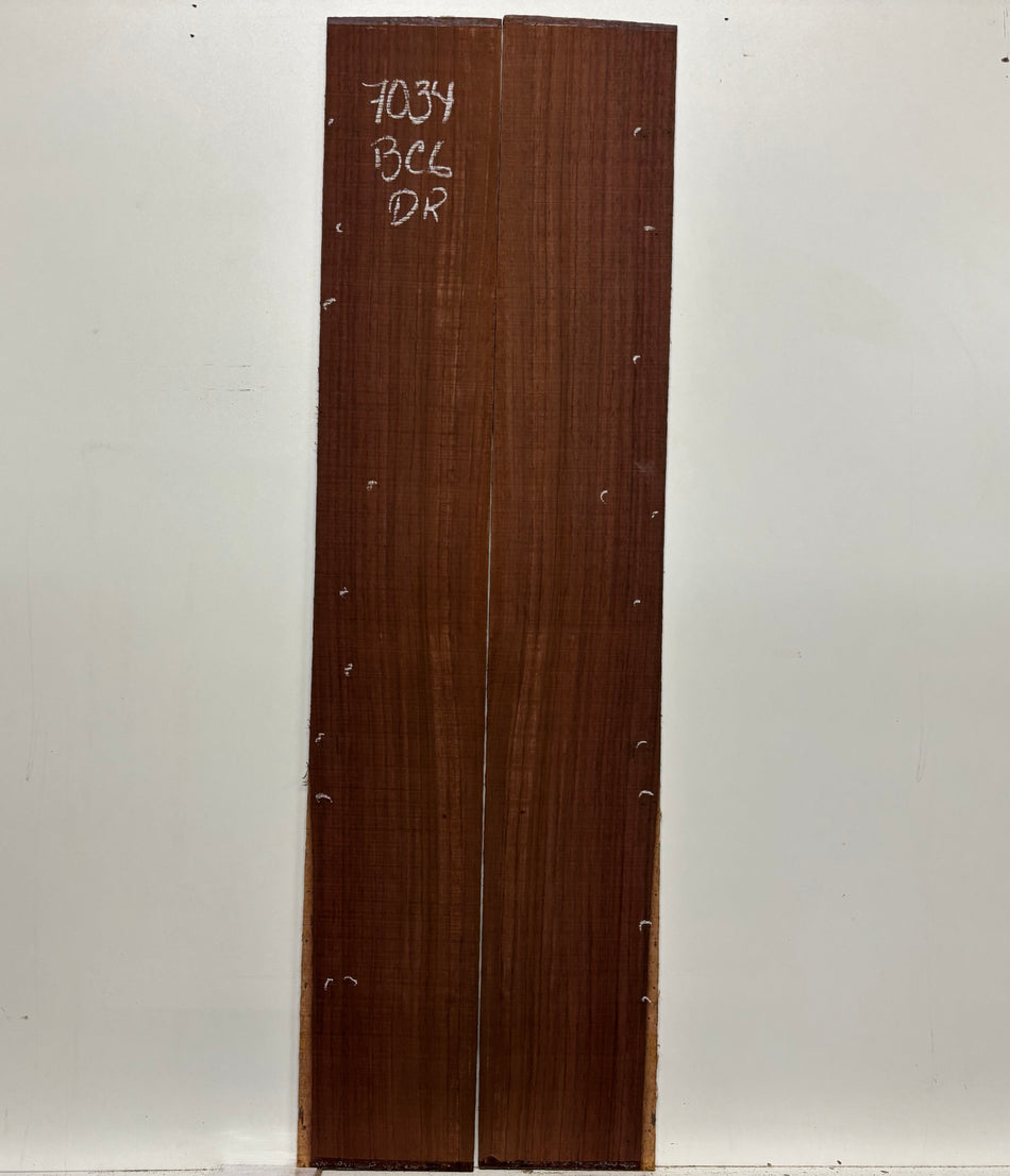 Segundos juegos de fondo y aros de caoba hondureña genuina