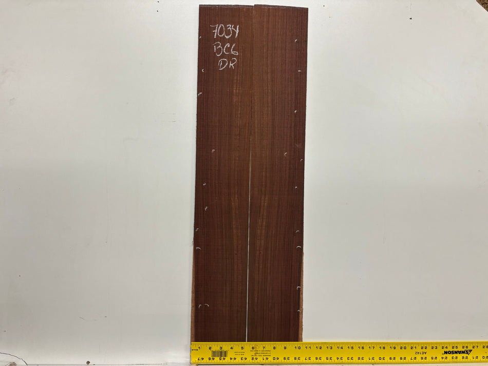 Segundos juegos de fondo y aros de caoba hondureña genuina