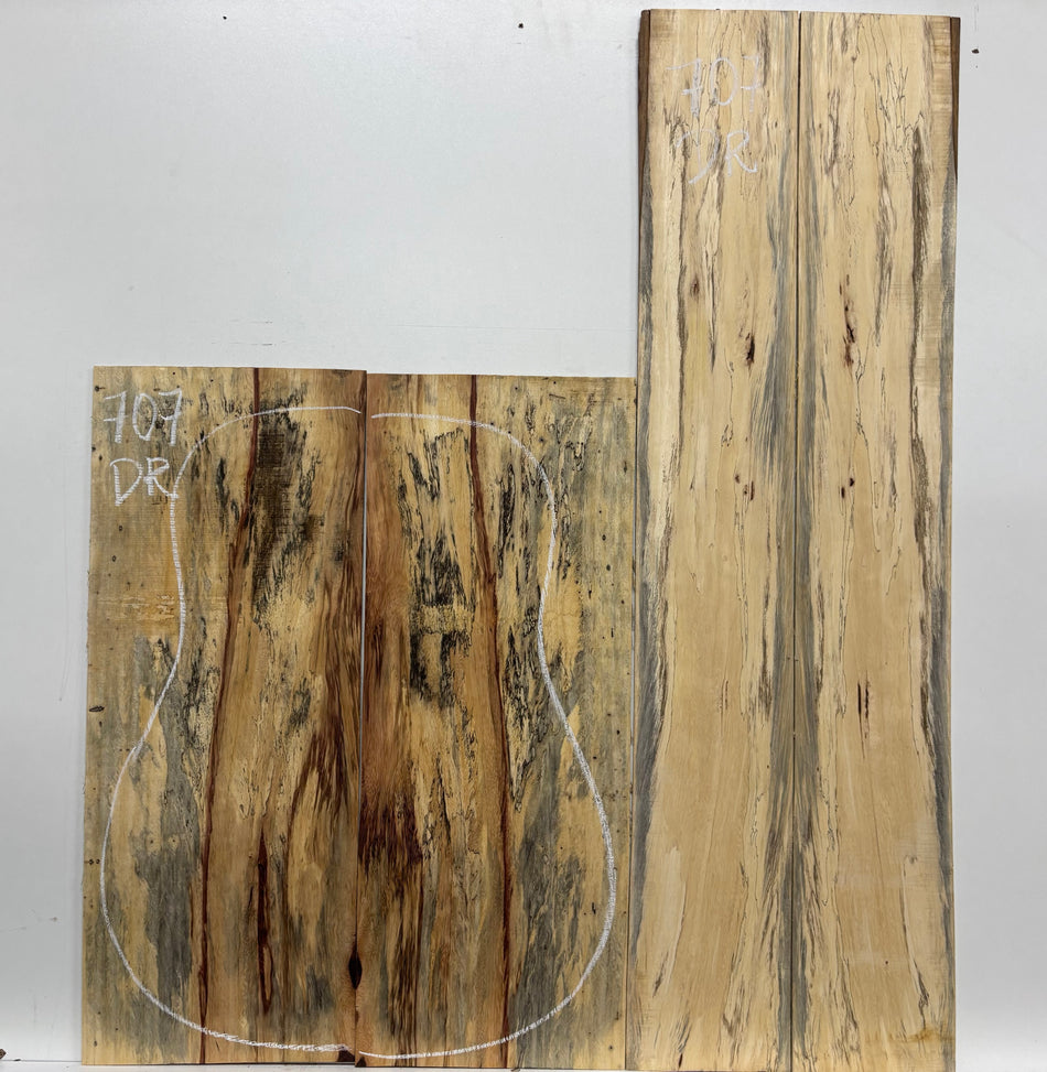 Royal Red Tamarind Dreadnought Guitar Back and Side Set #707