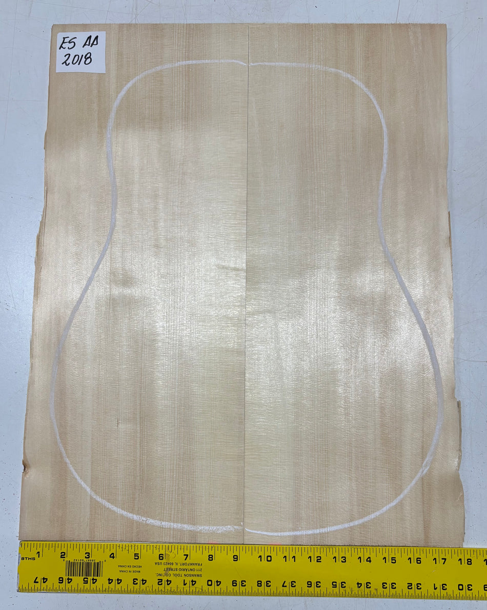Engelmann Spruce Guitar Top For Dreadnought Guitars ES AA #2018