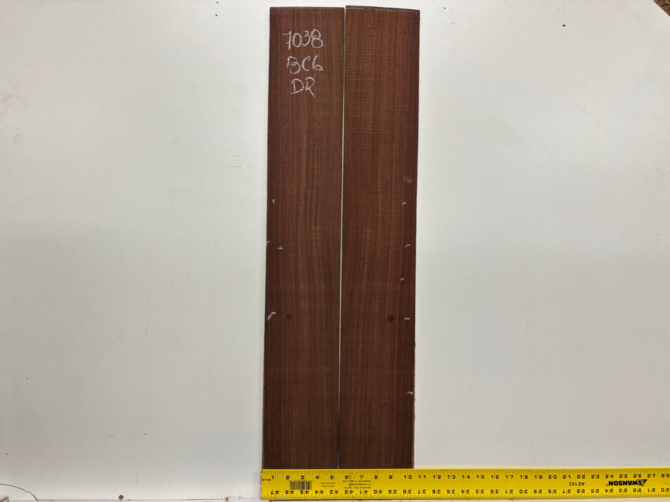 Segundos juegos de fondo y aros de caoba hondureña genuina