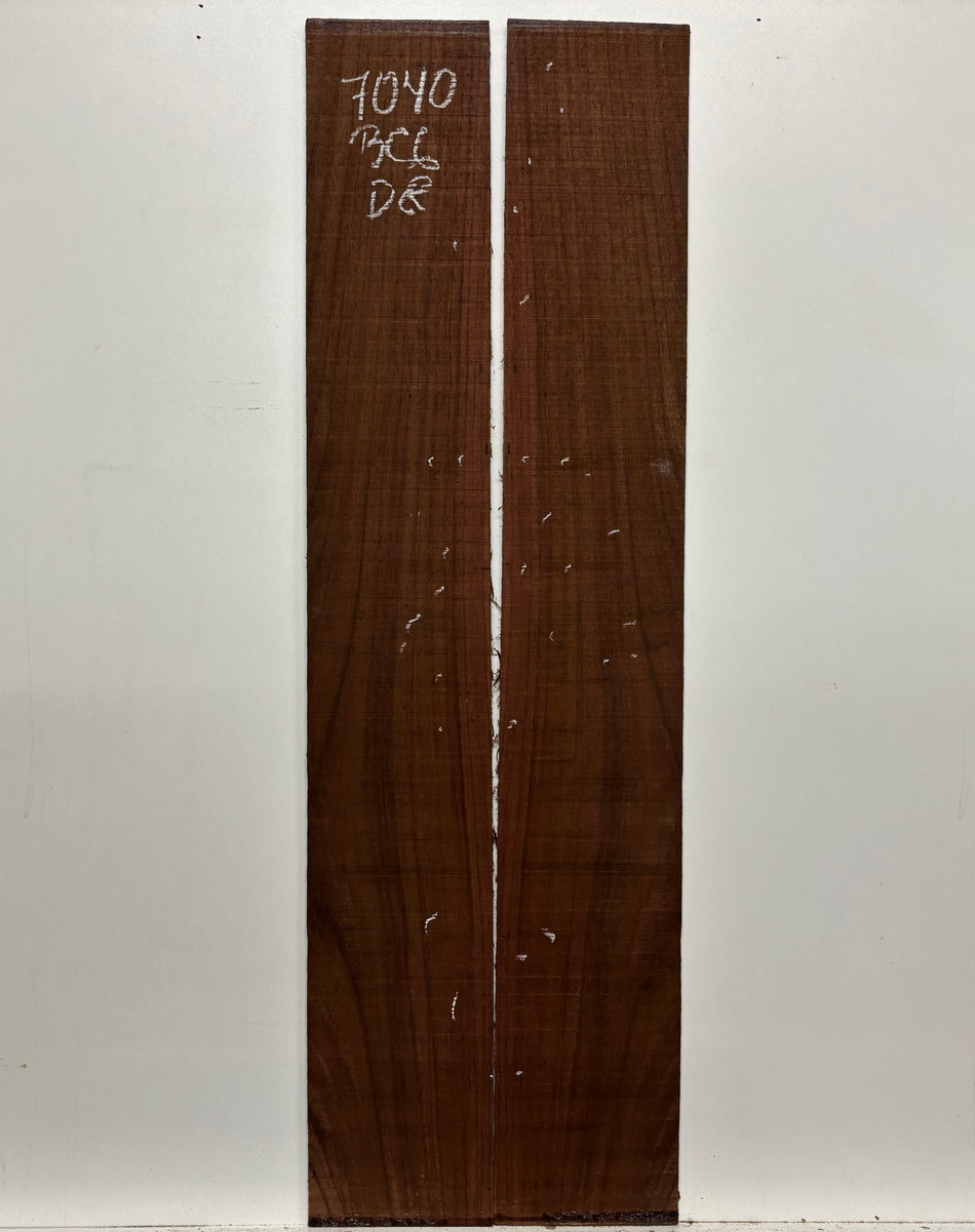 Segundos juegos de fondo y aros de caoba hondureña genuina