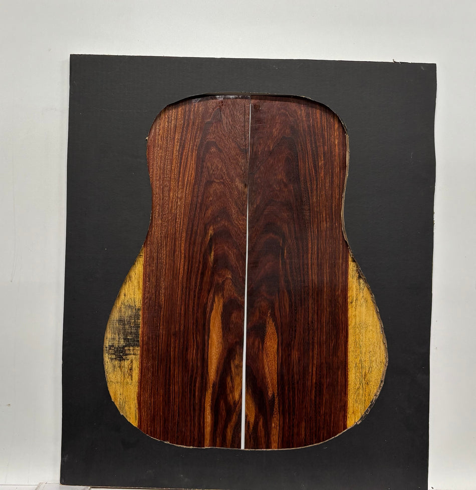 Royal Red Tamarind Dreadnought Guitar Back and Side Set #710