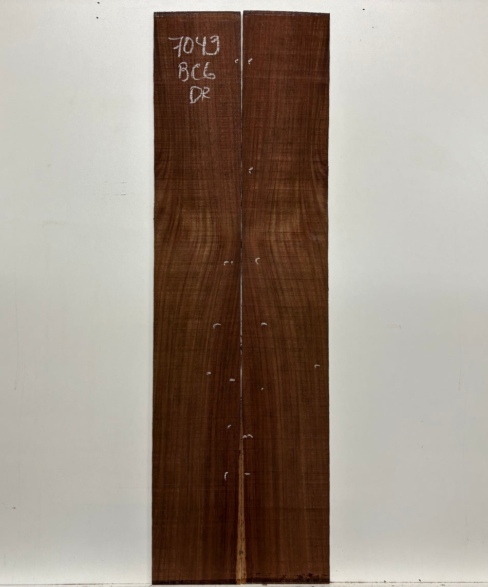 Segundos juegos de fondo y aros de caoba hondureña genuina