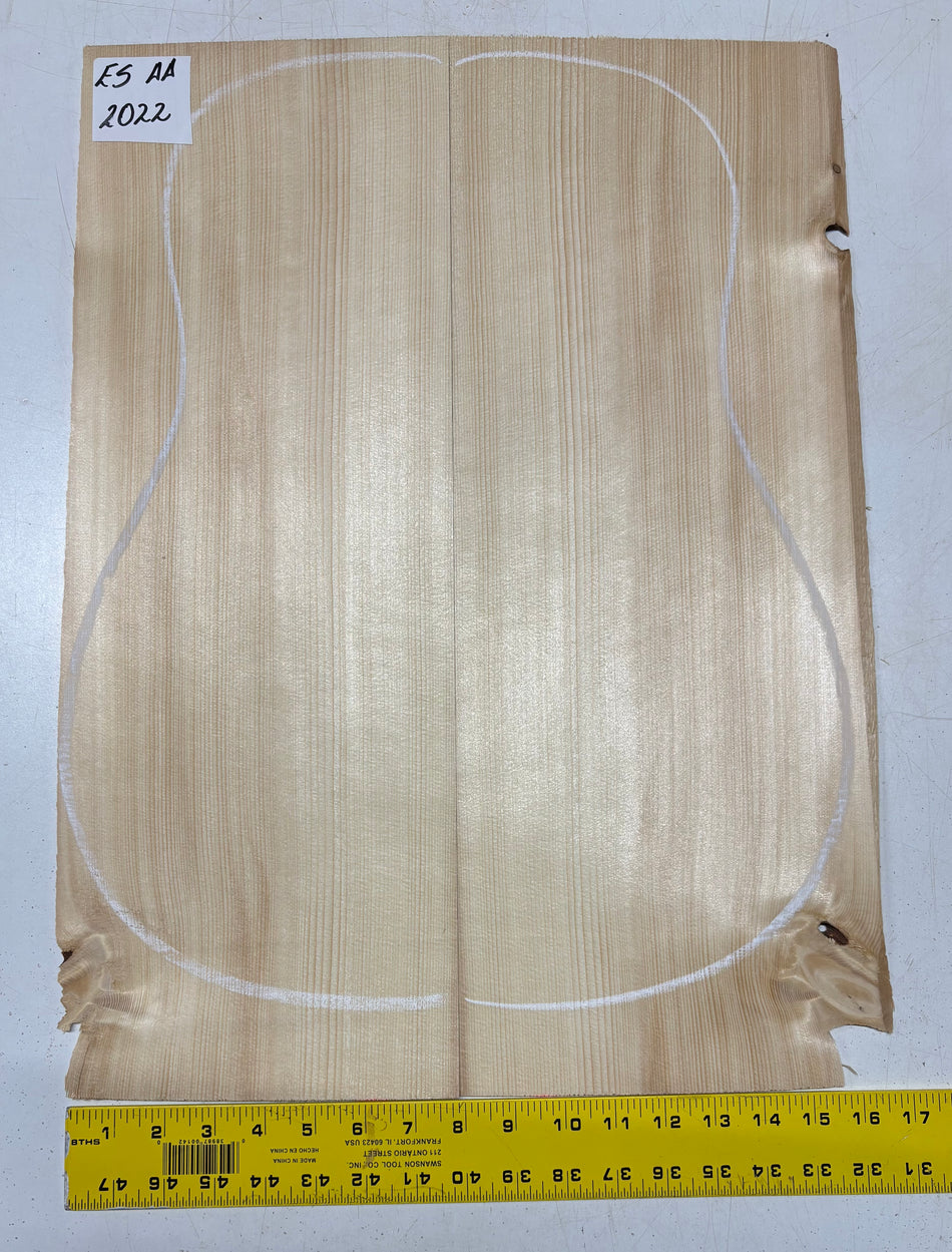 Engelmann Spruce Guitar Top For Dreadnought Guitars ES AA #2022