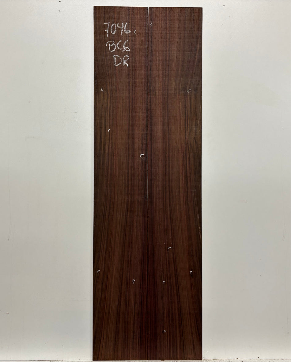 Segundos juegos de fondo y aros de caoba hondureña genuina