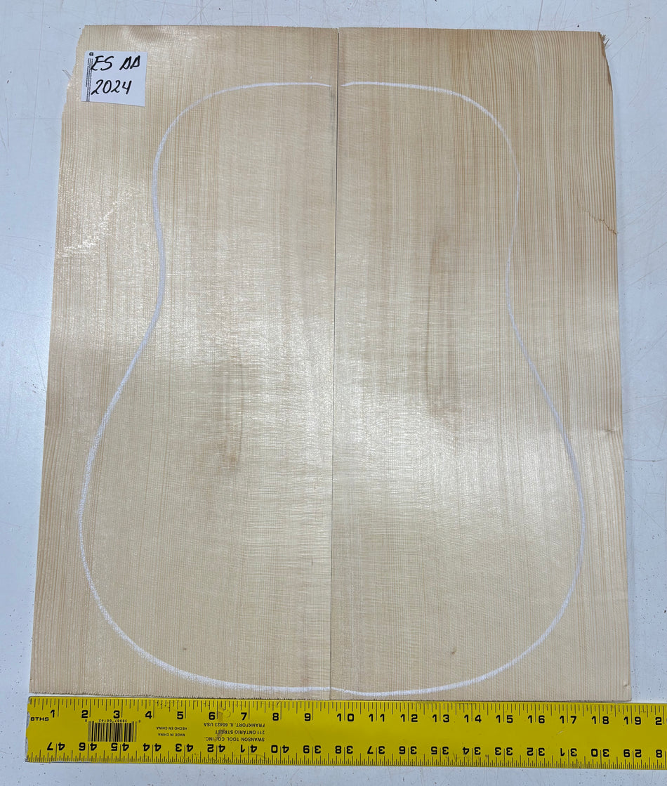 Engelmann Spruce Guitar Top For Dreadnought Guitars ES AA #2024
