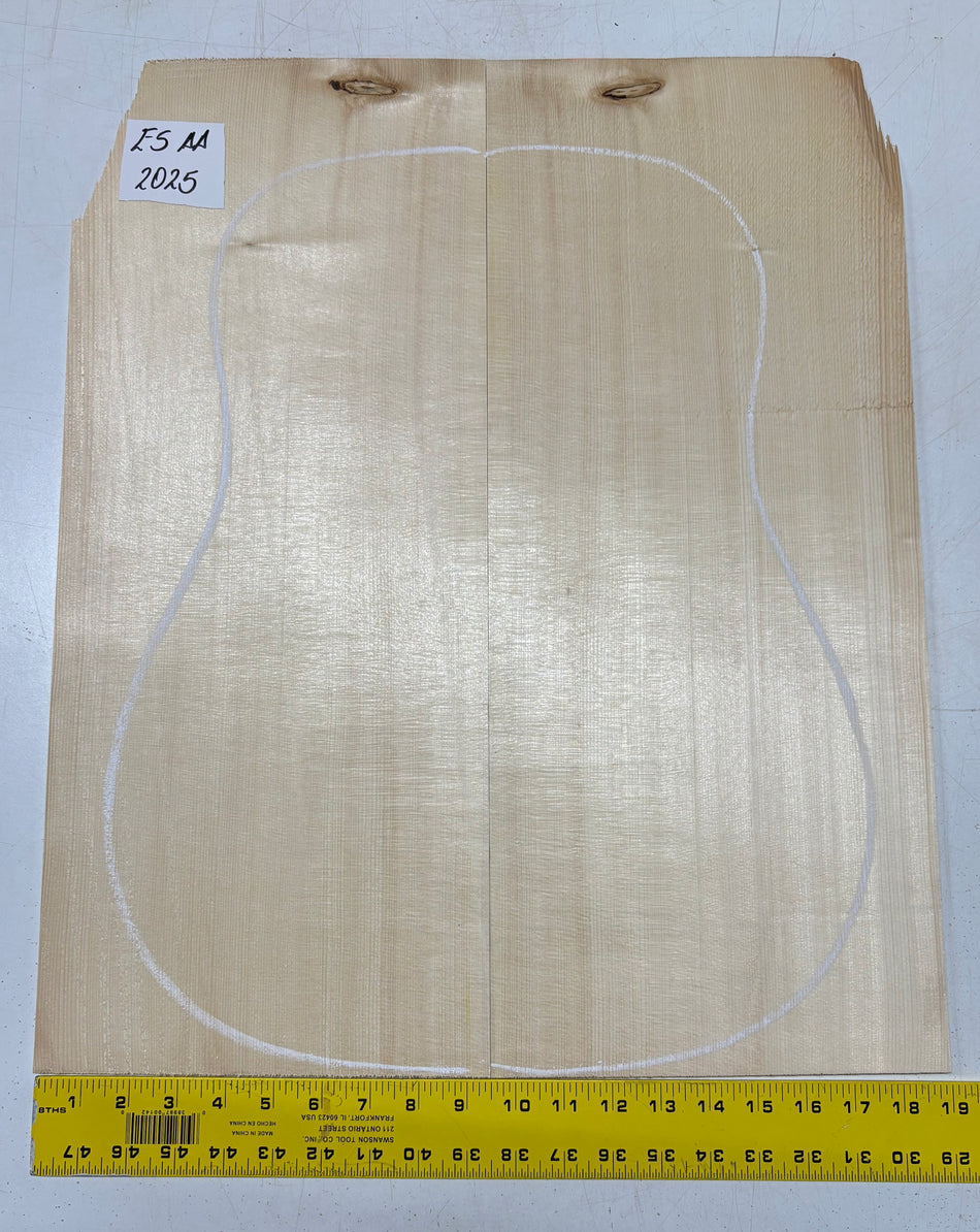 Engelmann Spruce Guitar Top For Dreadnought Guitars ES AA #2025