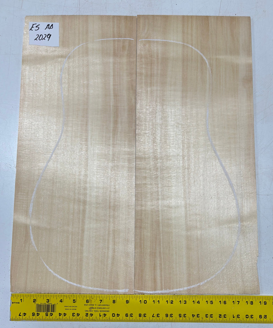 Engelmann Spruce Guitar Top For Dreadnought Guitars ES AA #2029