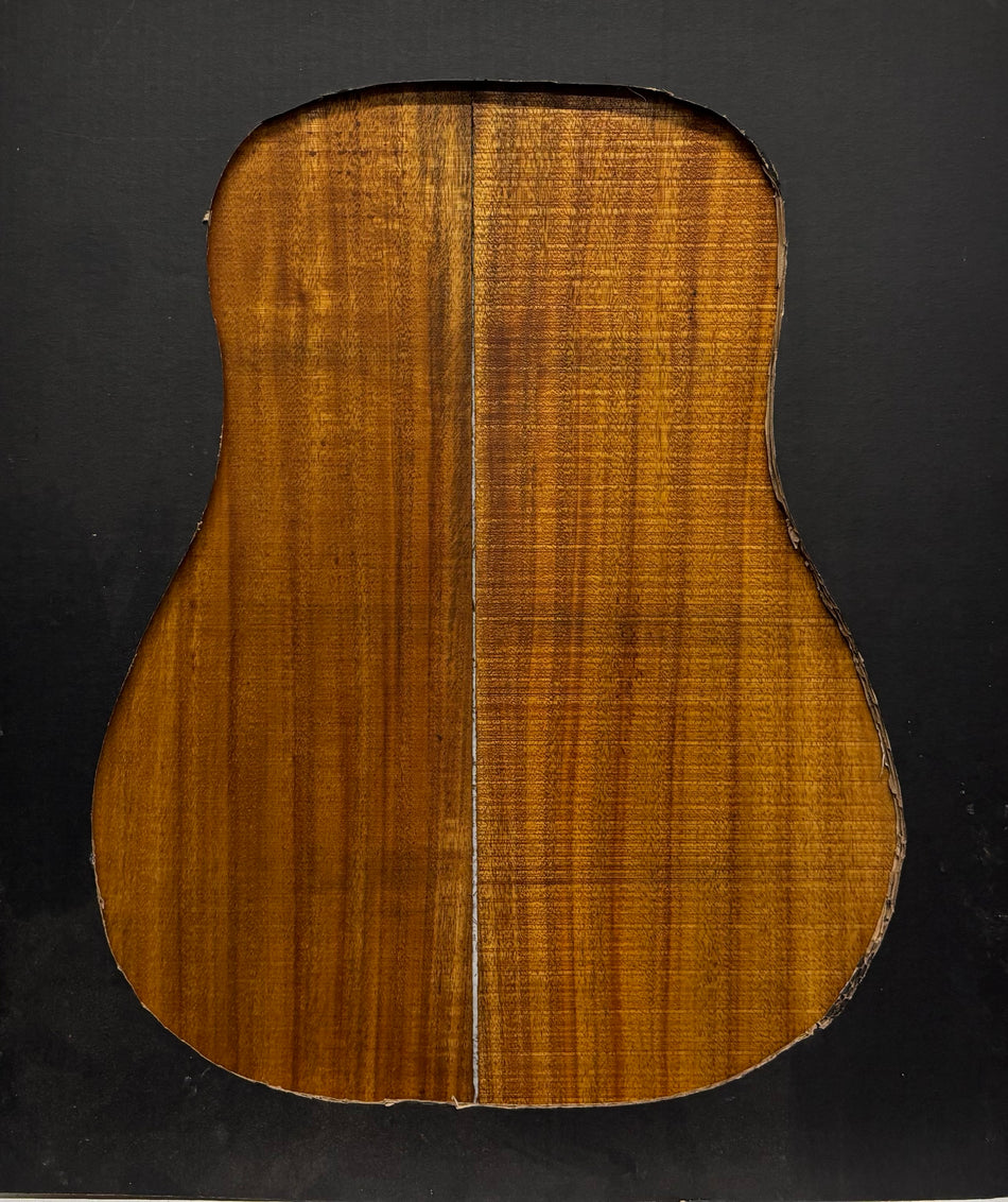 Golden Acacia Dreadnought Guitar Back & Side Set #1008