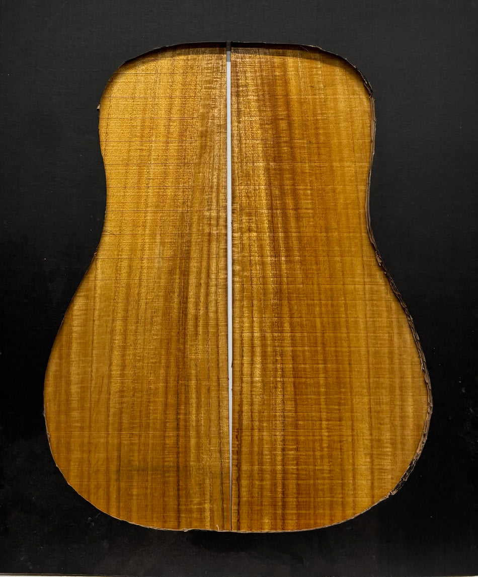 Golden Acacia Dreadnought Guitar Back & Side Set #1010