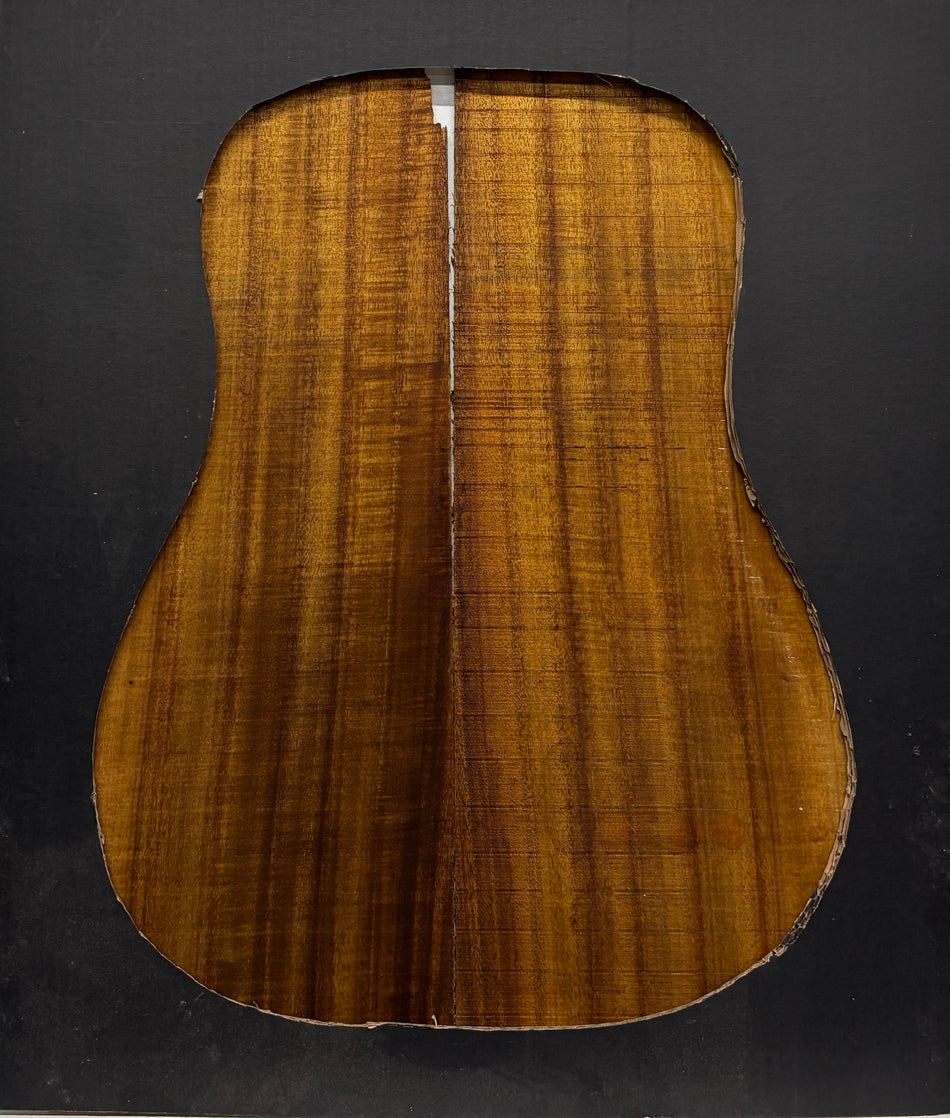 Golden Acacia Dreadnought Guitar Back & Side Set #1012