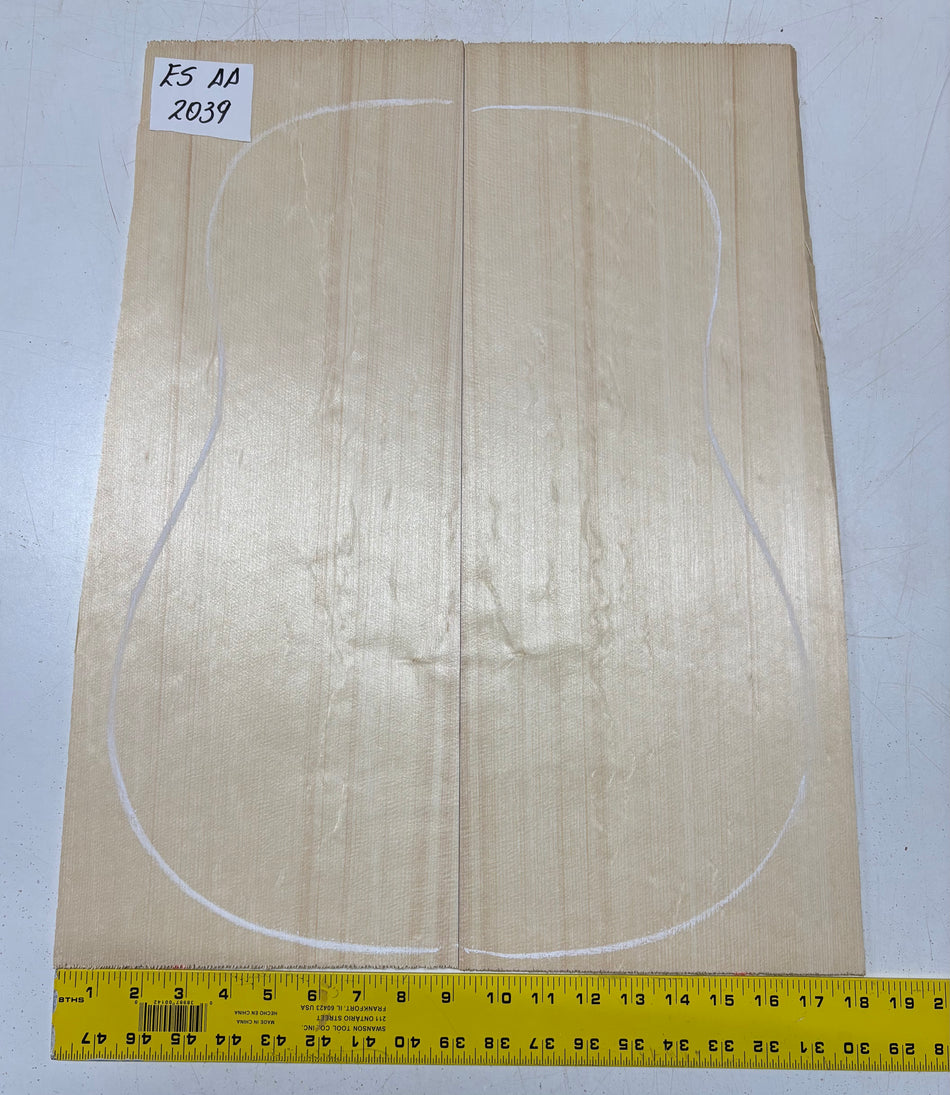 Engelmann Spruce Guitar Top For Dreadnought Guitars ES AA #2039