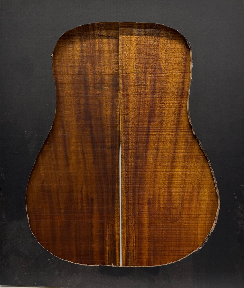 Golden Acacia Dreadnought Guitar Back & Side Set #1015