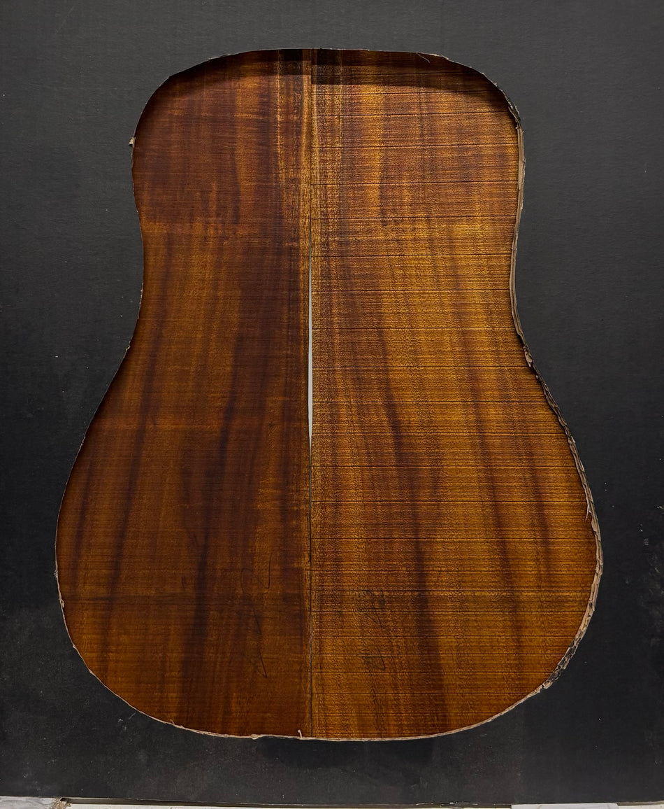 Golden Acacia Dreadnought Guitar Back & Side Set #1016