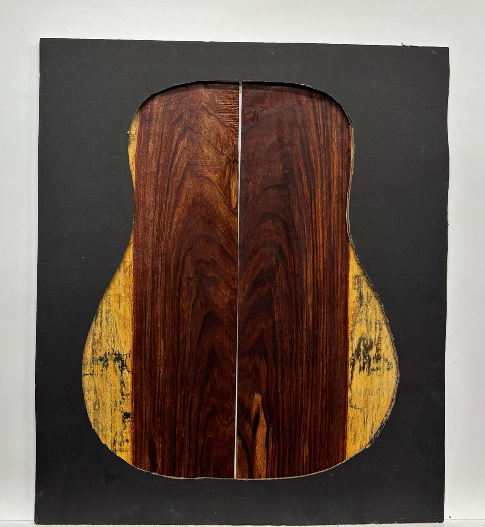 Royal Red Tamarind Dreadnought Guitar Back and Side Set #712