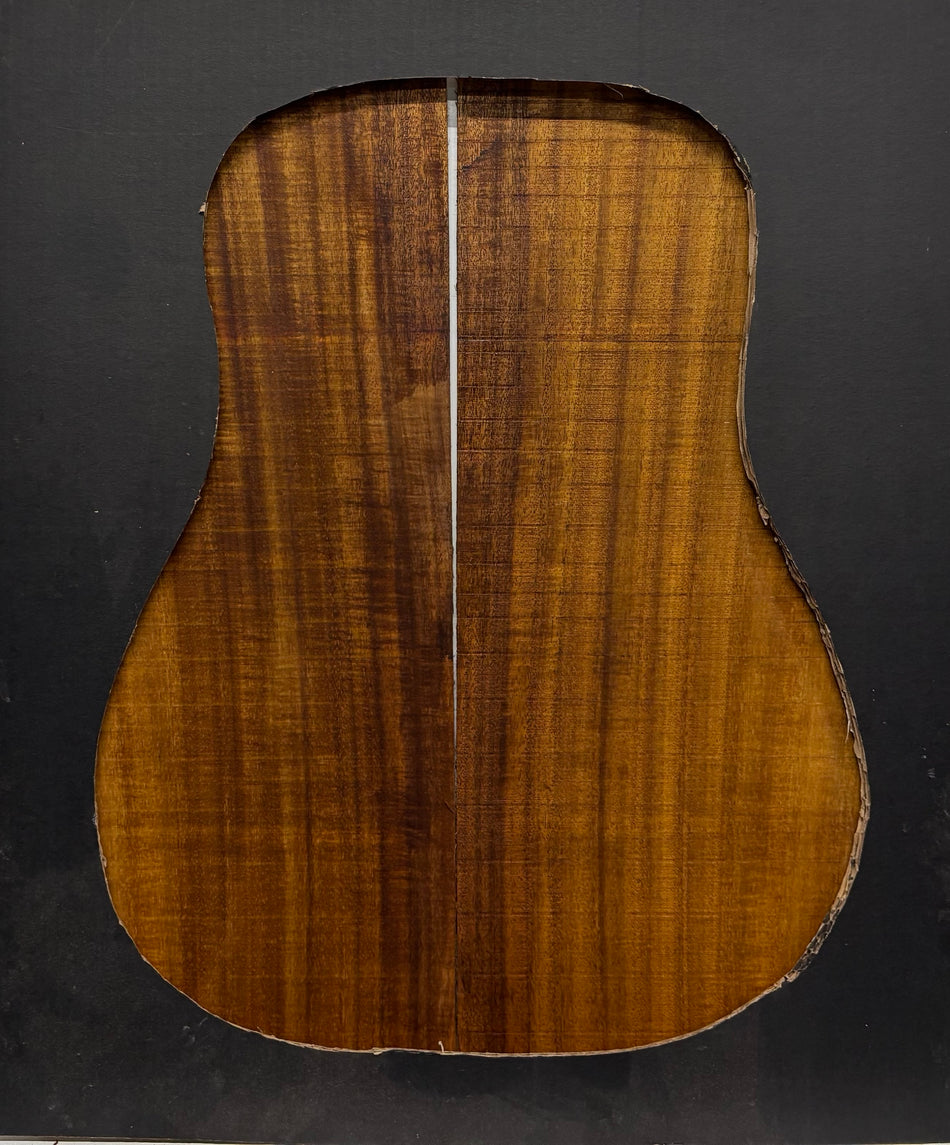 Golden Acacia Dreadnought Guitar Back & Side Set #1018