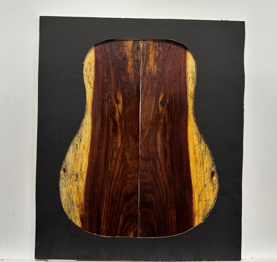 Royal Red Tamarind Dreadnought Guitar Back and Side Set #713