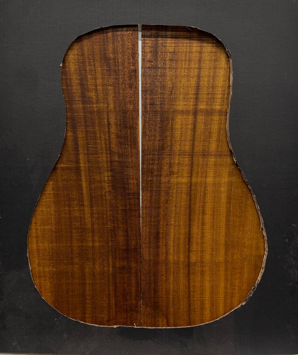Golden Acacia Dreadnought Guitar Back & Side Set #1019